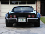 Rear shot of the car