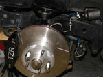 New brake line setup