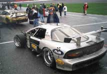 Pit road after the race