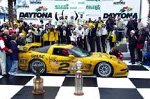#2 race winner in Victory Circle