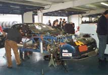 #44 car in the garage