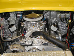 Oct., 2010 - We replaced the laser etched valve covers with vintage Corvette ones.