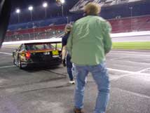Thursday night practice leaving pits