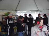 Our Crew in the Pit Stall
