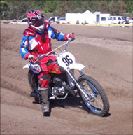 Dave on Bultaco at Lake City Moto-X