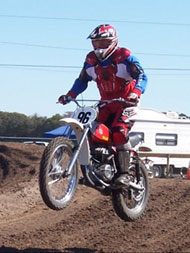 Dave on Bultaco Pursang at Lake City Moto-X