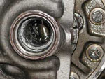 Damaged bearing due to yoke breaking