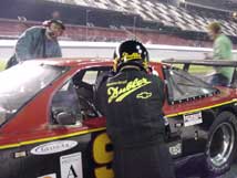 Robert Dubler by the car
