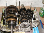 Crank shaft and transmission