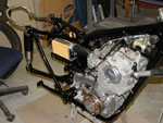 The tool box w/ air cleaner assembly is fitted