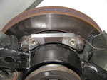 Close up photo of our caliper adapter