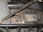 right side floor pan was rusted