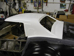 The hardtop on the car