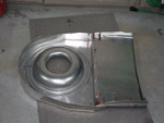 The top side of the air box