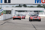 Coming down the front straight